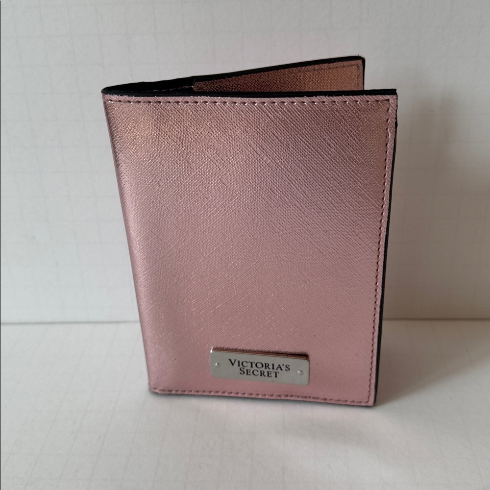 Victoria’s Secret Card & Bill Holder Pink Shiny